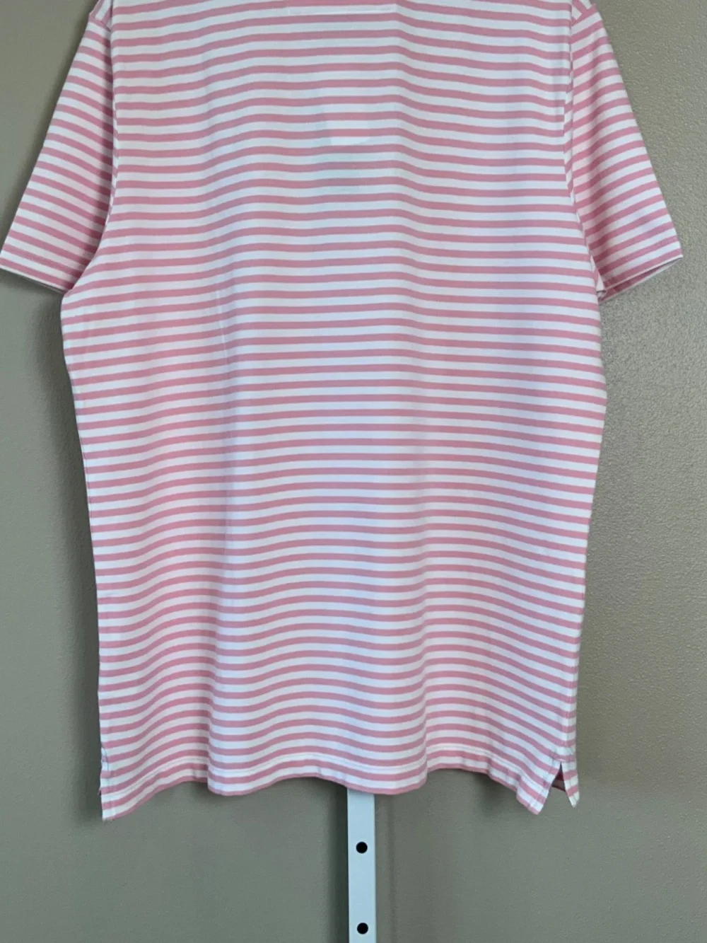 Banana Republic Short Sleeve Striped Standard Fit Pique Polo Shirt